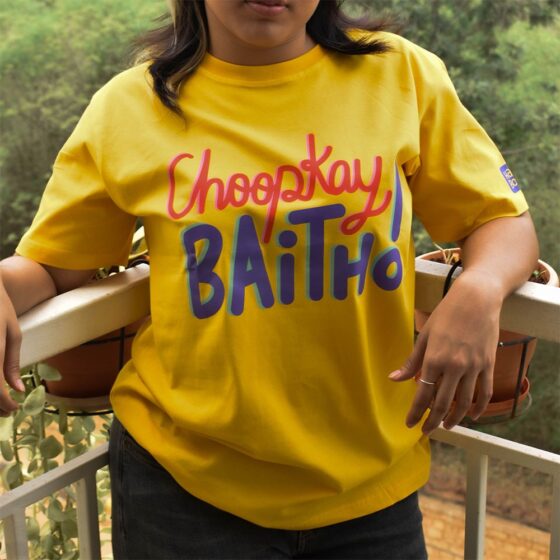 Choopkay Baitho! T-shirt - Image 3